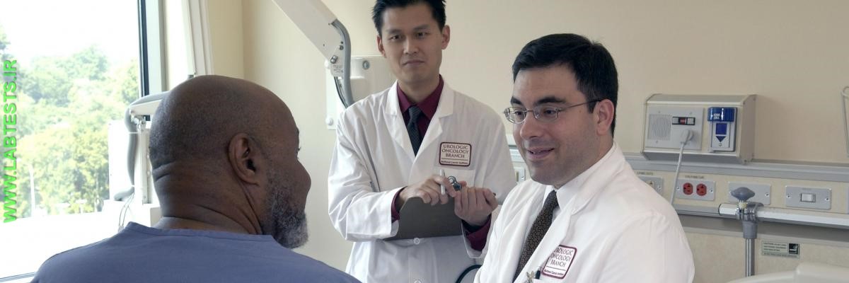 Patient talking with his doctor