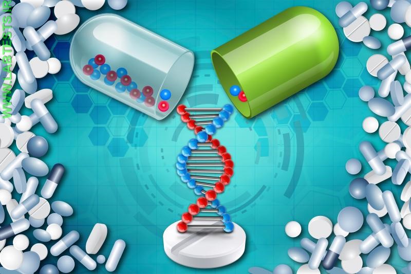 Image of pill with DNA
